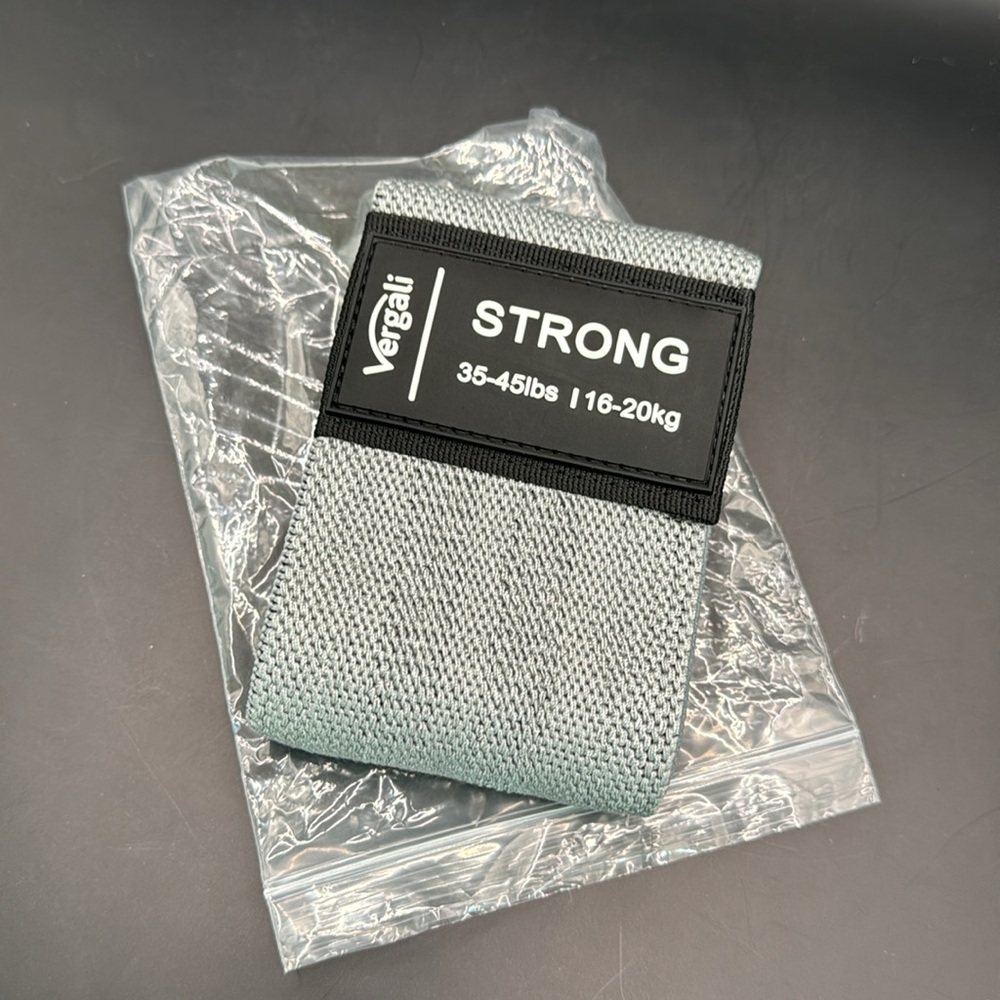 NWOT VERGALI BOOTY BAND™️ Gray Strong Resistance Band
